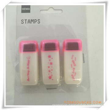 Custom Design DIY Craft Rubber Educational Wooden Stamp for Promotional Gift (OI36030)